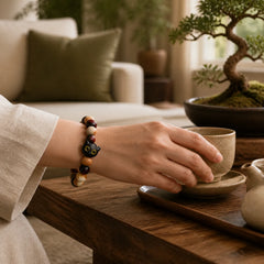 FREE Today: Release Mood Red Sandalwood Ebony Wood Cute Cat Calm Bracelet featuring Red Sandalwood, Sandalwood, Ebony Wood