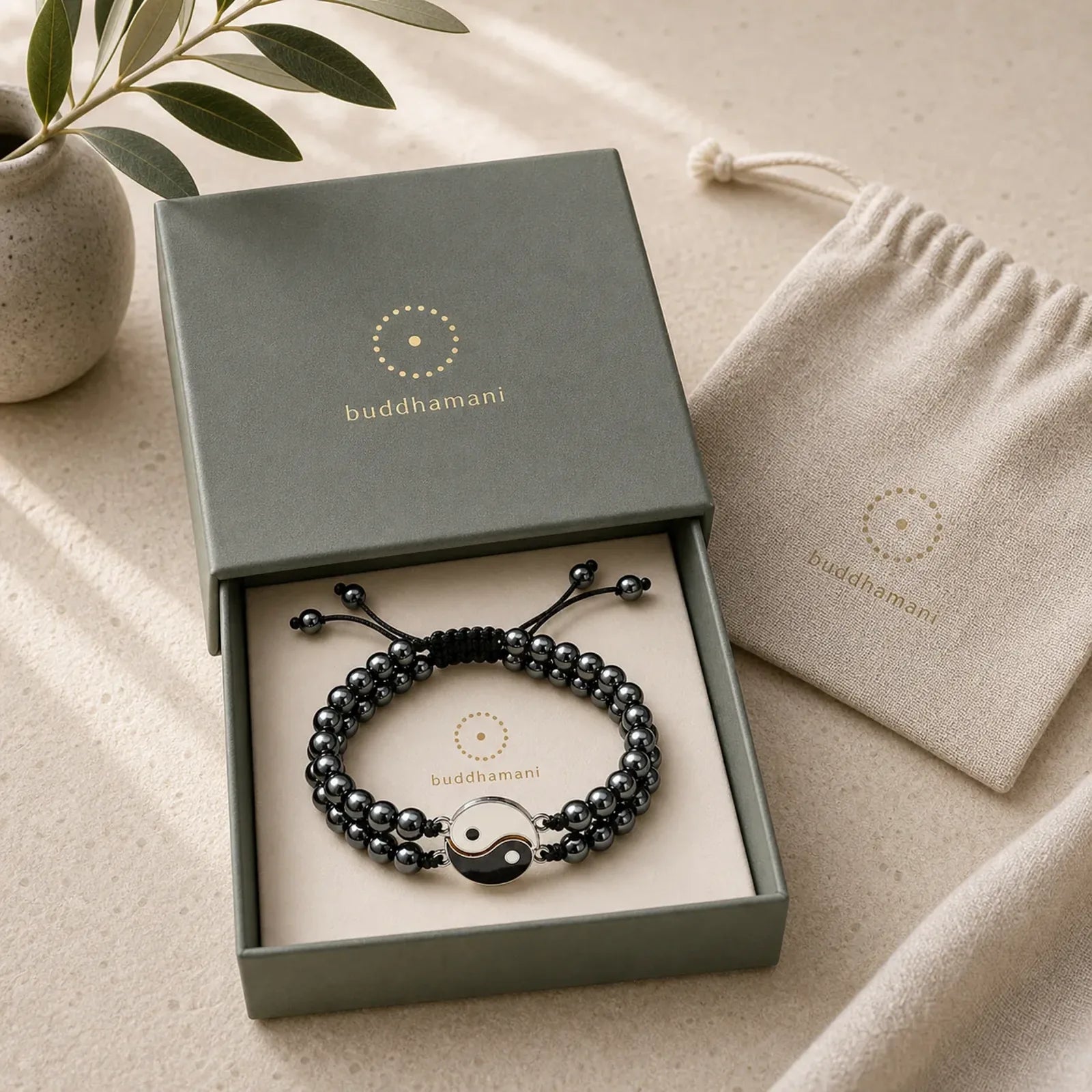 FREE Today: Support and Powerful Yin Yang Hematite Frosted Stone Lava Rock Bracelet featuring Hematite, Frosted Stone, Lava Rock