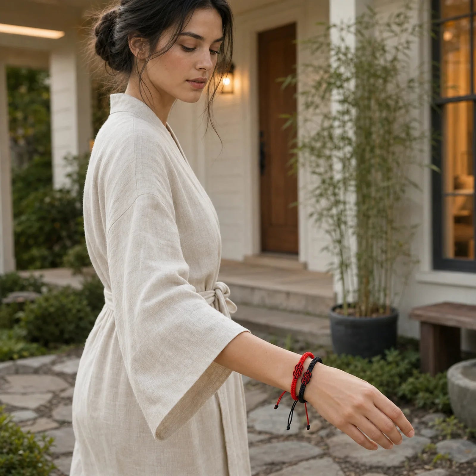 FREE Today: The Connection with Loved Ones Tibetan Handmade Bracelet featuring
