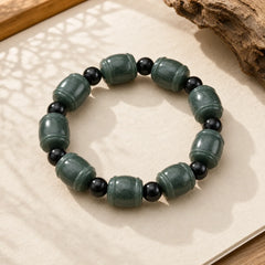 Natural Cyan Jade Cure Bracelet featuring Cyan Jade, Jade