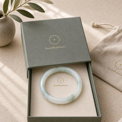 Natural Jade Luck Healing Bangle Bracelet featuring Jade