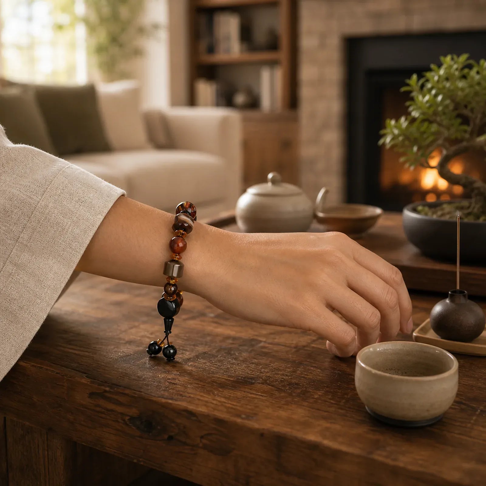 Natural Sardonyx Luck Bracelet featuring Sardonyx