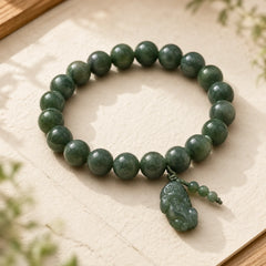 Tibetan Jade PiXiu Prosperity Bracelet featuring Jade, Pixiu