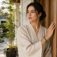 Tibetan Jade PiXiu Prosperity Bracelet featuring Jade, Pixiu