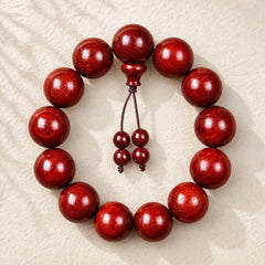 Tibetan Small Leaf Red Sandalwood Balance Bracelet (Extra 30% Off | USE CODE: FS30) featuring Small Leaf Red Sandalwood, Red Sandalwood, Sandalwood